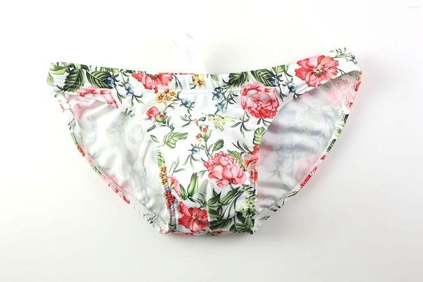 UNDUPTS Youth Dışbükey Pouch Panties Erkek Baskı Mayo Nefes Alabilir Yüzme Takım Kısa Elastik Moda Çamaşırı İçin Elastik Moda