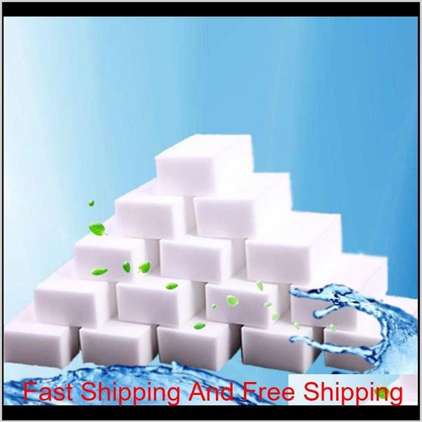 100pcs Grande Spugna Magica Bianca Ad Alta Densità Melamina Spugna Eraser Home Office Pulizia Spugna Cucina qylZkB homes2007287V