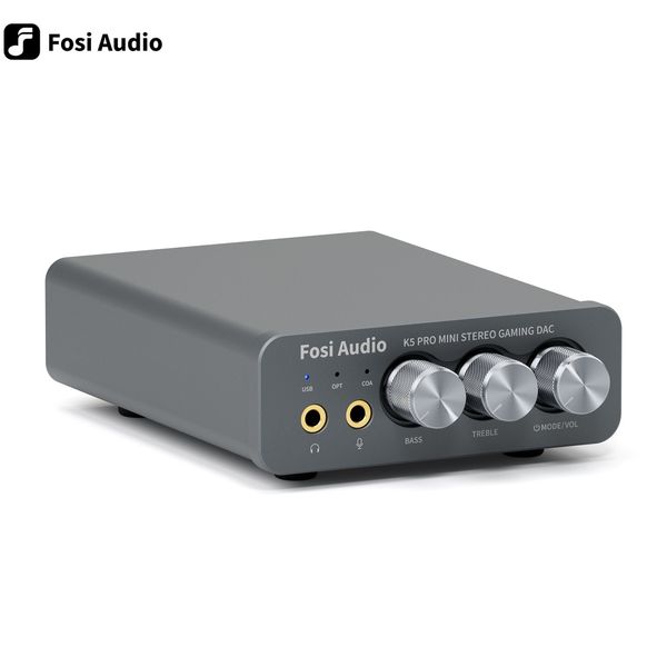 Kopfhörer Kopfhörer Fosi Audio K5 PRO USB Gaming DAC mit Mikrofon Kopfhörerverstärker Mini für PS5 Desktop Powered Active Sers 230719