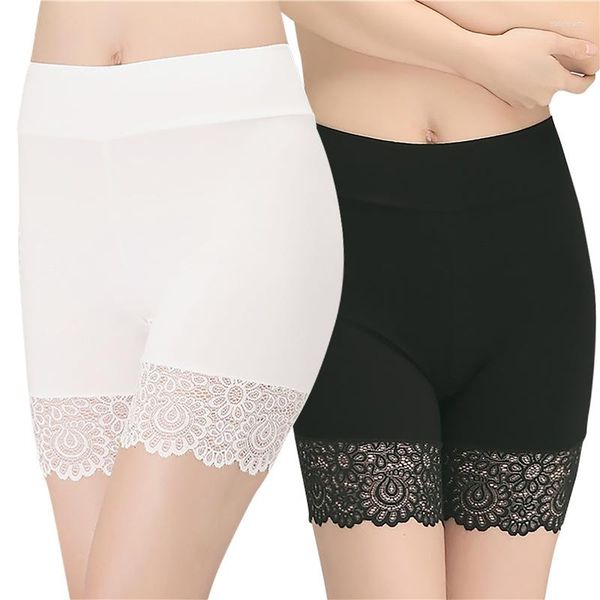 Kadın Taytlar İnce Dantel Kısa Yaz Jeggings Kadın Pantolon Bodycon Capris Capris Sıska Teşhal Siyah Beyaz Push Yukarı Pantolon Elastik