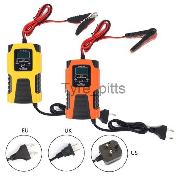 Altre batterie Caricabatterie 12V 6V Auto Moto Jump Starter Manutentore Caricabatterie portatile x0720