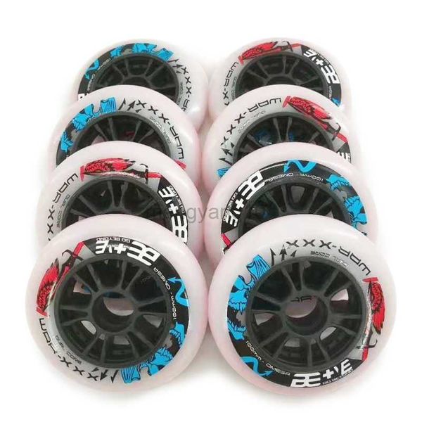 Patins em linha BE+VE Speed Skate Wheels WAR XXX dupla dureza XX Firm 85A Pneus Race Skating Professional Wheel 125mm 110 100 90mm GO BEYOND HKD230720