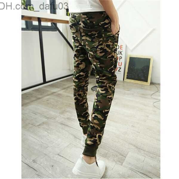 Männer Hosen Großhandel-Camo Jogger Bleistift Hosen 2016 Mode Slim Fit Camouflage Hosen Männer Hosen Für Track Neue Ankunft KH853402 Z230720