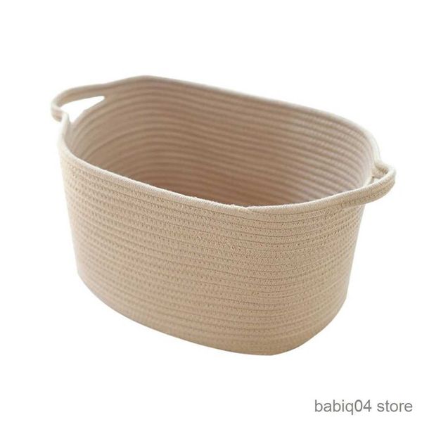 Cestini portaoggetti Cesto portabiancheria per uso domestico con ruote Cesto portabiancheria pieghevole Maglia in filato di cotone Borsa portabiancheria resistente R230720