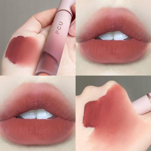 Brilho labial Matte Velvet Lama Batom Chocolate Red Tint Glaze Coreano Maquiagem Duradoura À Prova D' Água Cosméticos