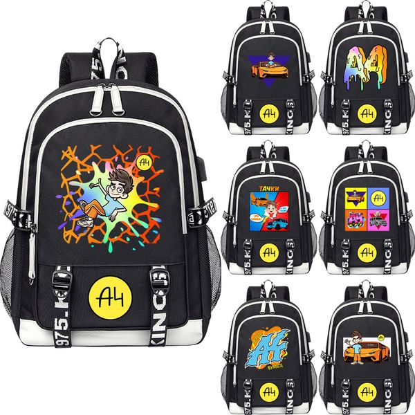 Kinderrucksack Cartoon A4 Vlad Hohe Kapazität USB Mädchen Jungen Jugend Studenten Herren Laptop Umhängetasche 230719