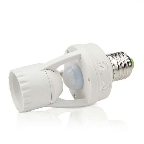 Lâmpada de soquete de parafuso e27 suportes de alta sensibilidade pir sensor de movimento do corpo humano lâmpada led com interruptor de controle bases de lâmpada278k