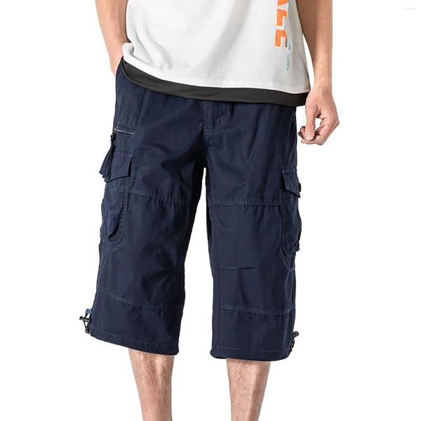 Pantaloncini da uomo Pantaloni della tuta pesanti da uomo Little L Escursionismo con cintura Cargo Casual Outdoor Elastico Leggero Estate