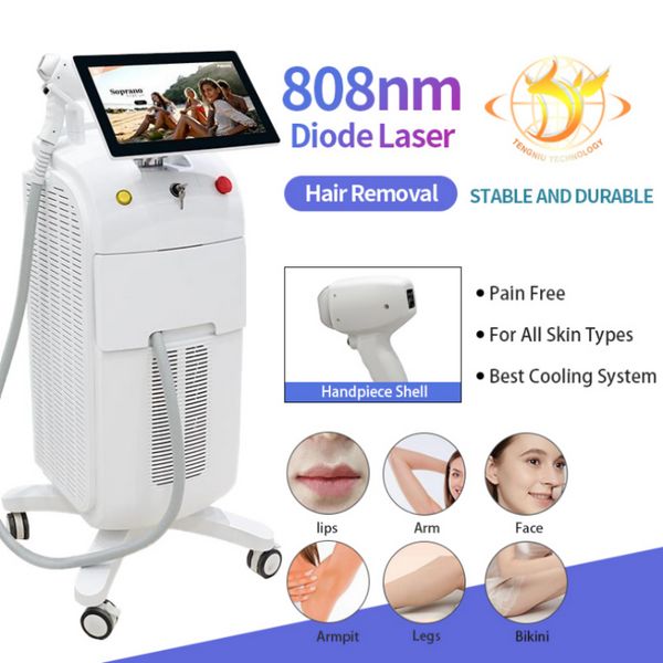 Máquina a laser Oem Odm Diodo de gelo Lazer Cire Depilação Definitiva Tria Beauty Depilação Laser 4X Lescolton Eletrólise Máquina de depilação