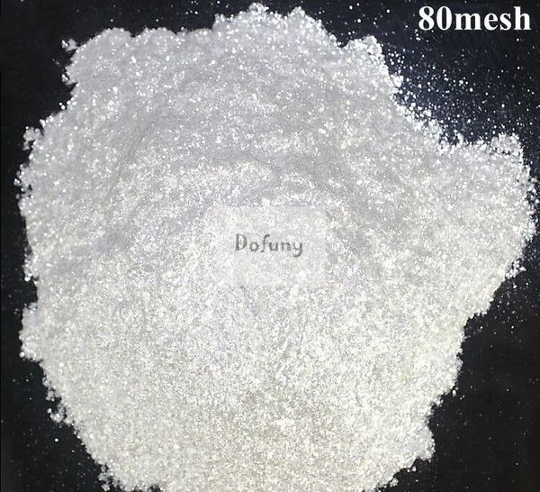 Unha Glitter 500g Super Brilhante Diamante Branco Cristal Pérola Pigmento em Pó para Sombra Art Polish Paint Mica 230719