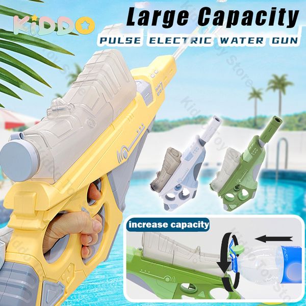 Gioco con la sabbia Divertimento con l'acqua Pistole ad alta capacità Pistola elettrica automatica Giochi da spiaggia all'aperto Piscina Giocattoli estivi per ragazzi Regali per bambini per adulti 230719