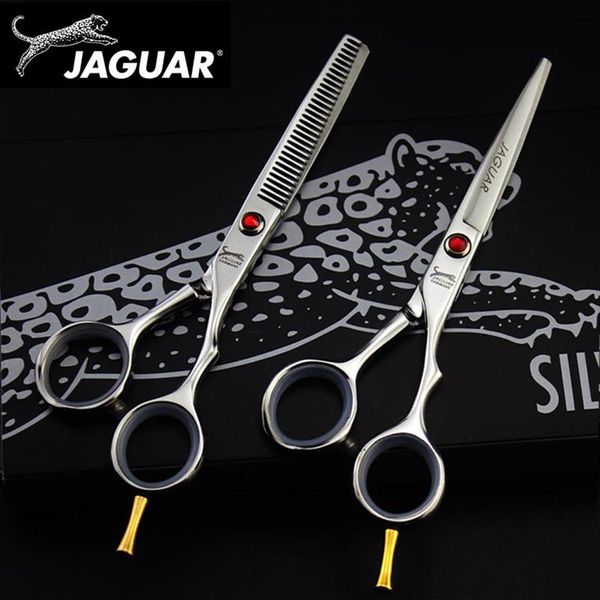 Tesoura de cabelo Jaguar Barber Shop Cabeleireiro profissional Ferramentas de corte de alta qualidade Desbaste272d