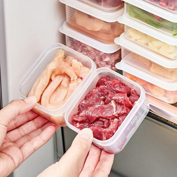 Бутылки для хранения кухонная галлонная коробка многофункциональная холодильника пластиковые контейнеры пищевой герметичный бак для фруктовых специй