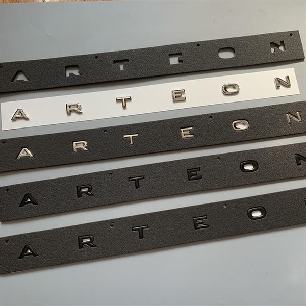 3d 2019 Новые буквы шрифта эмблема для VW CC Arteon Styling Styling Переработка значка логотипа среднего багажника2240