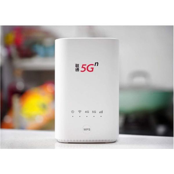 Produto 5G Original China Unicom 5G CPE VN007 Roteador sem fio Wi-Fi de modo duplo NSA e SA Suporte 4G LTE-TDD e bandas FDD 178Y