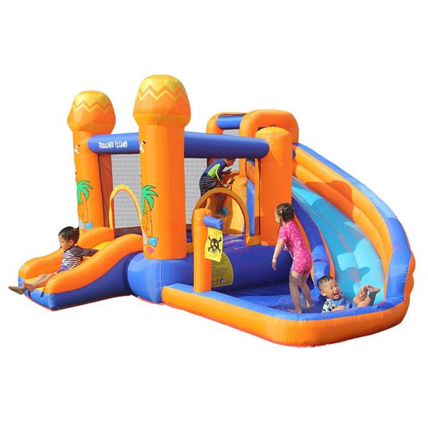 Altri mobili per bambini Jumper gonfiabile Bounce House - Jump 'n Slide Bouncer Scivolo per bambini Parco Jumping Castle Plus Heavy Dut240N