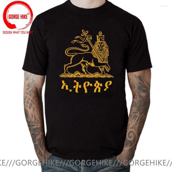 T-shirt da uomo Vintage Rasta Lion Coat Of Arms Regalo Dicendo Jewish Hanukkah Shirt Donna Uomo Rastafarian Raggae Judah T-Shirt Camisetas