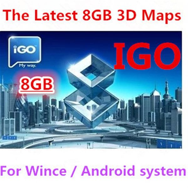 igo Karten für Auto GPS 8GB SD TF Speicherkarte mit Auto IGO Primo GPS Navigator Karte für USA Kanada Mexiko275E