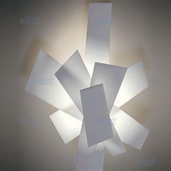 Lampada da Soffitto Big Bang Design Moderno Illuminazione Colore Bianco Metallo Materiale Applique da Parete Luce 304f