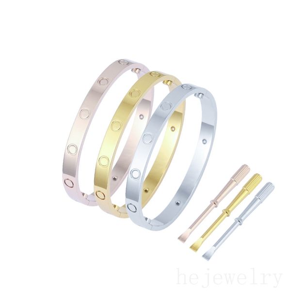 Braccialetti d'amore in metallo per donna bracciale sottile classico bracciale design unico placcato in argento con diamanti designer bracciali moda alla moda famoso ZB059 E23