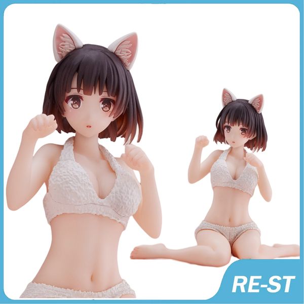 Аниме манга 10 см санай героиня no sodatekata kato megumi cat room ver ver cute model figure collect