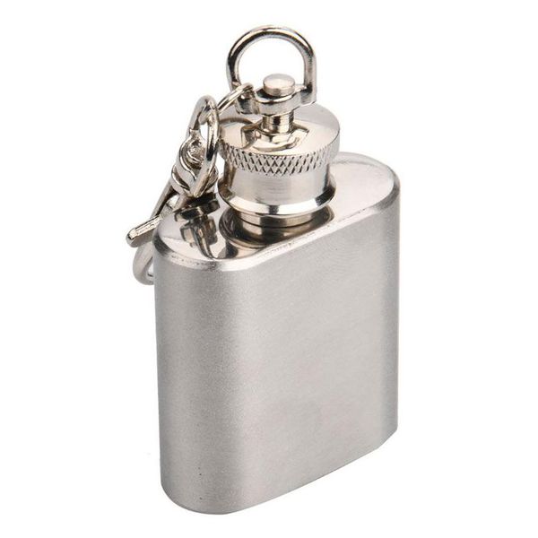 Schlüsselanhänger Lanyards Edelstahl Weinflasche 1Oz Mini Hip Flask Schlüsselanhänger Modeaccessoires für Männer Frauen Schmuck Drop Lieferung Dhxgh