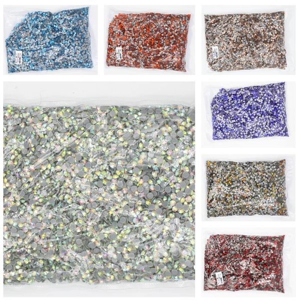 Украшения для ногтей SS16 Большой сумка 100 -й рост 45 Цвет оптом высочайший качественный DMC Fix Crystal Fix Clothing 230718