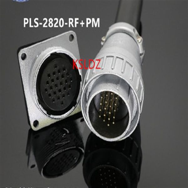 lote 1 peças loteoriginal Novo PLT APEX PLS-2820-RF PM PLS-2820-RF-R PLS-2820-PMX-R 20PINS Aviation Plug and Socket 316o