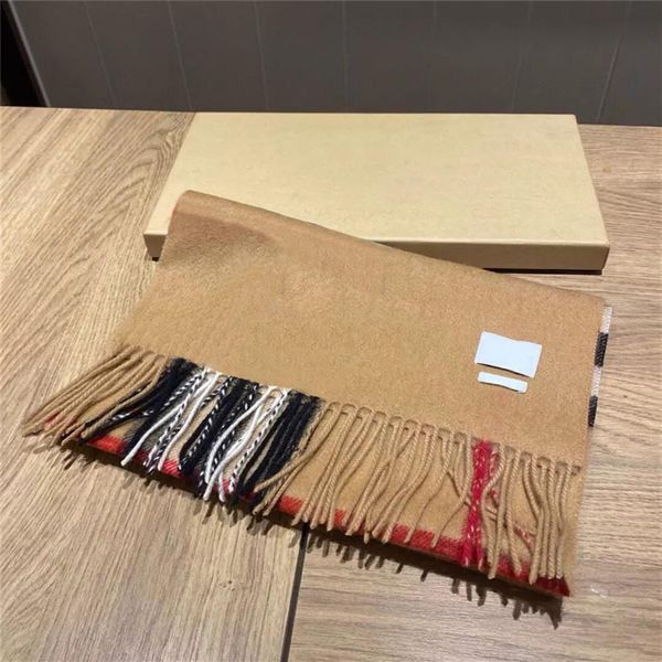 uomini Stilisti di moda di lusso Sciarpe di seta Inverno Sciarpa di cachemire Uomo Donna Pashmina Sciarpa testa di design di alta qualità Scialle casual 262l