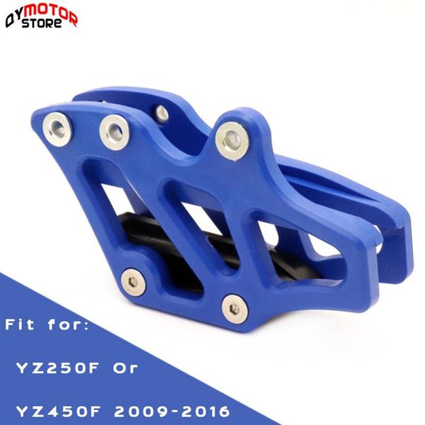 Parçalar Plastik Motosiklet Off Yol Enduro Mavi Zincir Kılavuz YZ125 YZ250 YZ250FX YZ450FX YZ250F YZ450F WR250F WR450F 2007-2251E