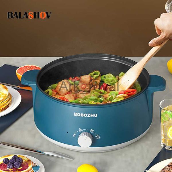 Frigideiras Elétricas Panela De Arroz Multifuncional Panela De Ensopado Antiaderente Panela para Cozinha Oferta Multicooker Panela Quente Eletrodoméstico 220V J230720