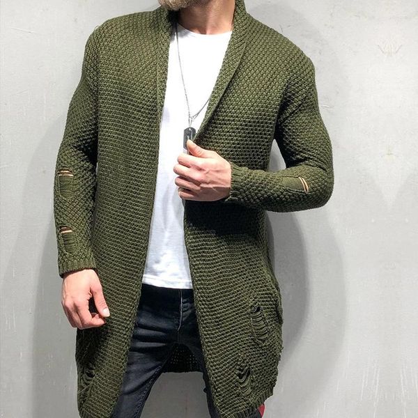 Suéteres Masculinos Outono Mangas Raglan Casaco de Malha Elegante Personalidade Casual Masculino 2023 Suéter da Moda Casaco Cardigan Solto