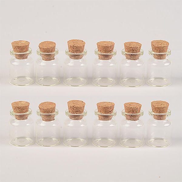 22x30x12 5 mm 5 ml Cork Boş Boş Küçük Cam Kavanozları ile Açık Şeffaf Mini Cam Şişeler Küçük Dilek Şişeleri Kolaylıklar 100 PCS242T