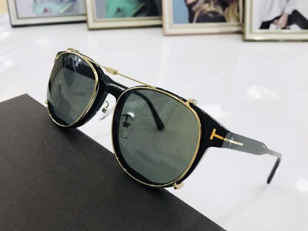 Realfine888 5A Eyewear TF FT5865 Tom Frame Occhiali da sole di design di lusso per uomo donna con scatola di stoffa per occhiali