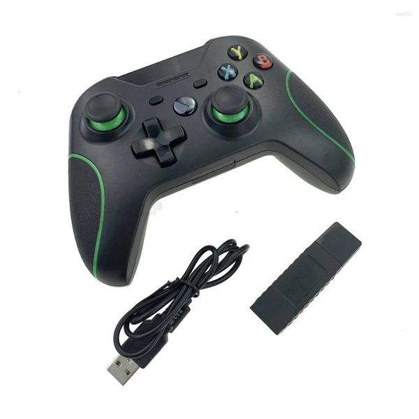 Controller di gioco Arrivo Wireless Controller 2.4GHZ Dual Vibration Gamepad Sostituzione per Xbox One Joystick PS3 PC portatile