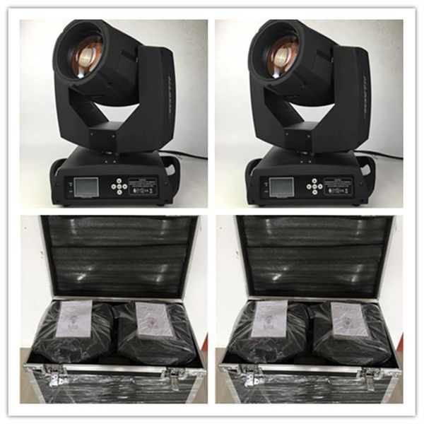 2 Stück Clay Paky Sharpy Stage DMX Osram R7 230 W Beam Moving Head Light 230 Beam 7r im Case228j