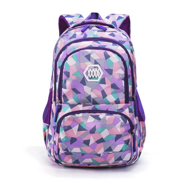 Mochila escolar infantil multicolorida estampada popular para meninos mochila escolar para meninas Y200609330l