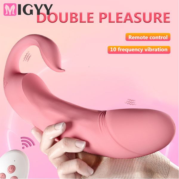 Vibradores Controle remoto sem fio Dildo vibrador feminino G-spot estimulador de clitóris ovo de bala vibrador adulto brinquedo sexual feminino 230720