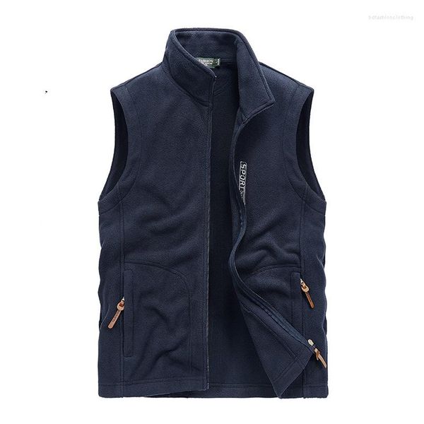 Gilet da uomo Gilet tattico Giacche invernali in pile per uomo Poographer Thermal Mountaineering Gilet casual di marca di moda senza maniche