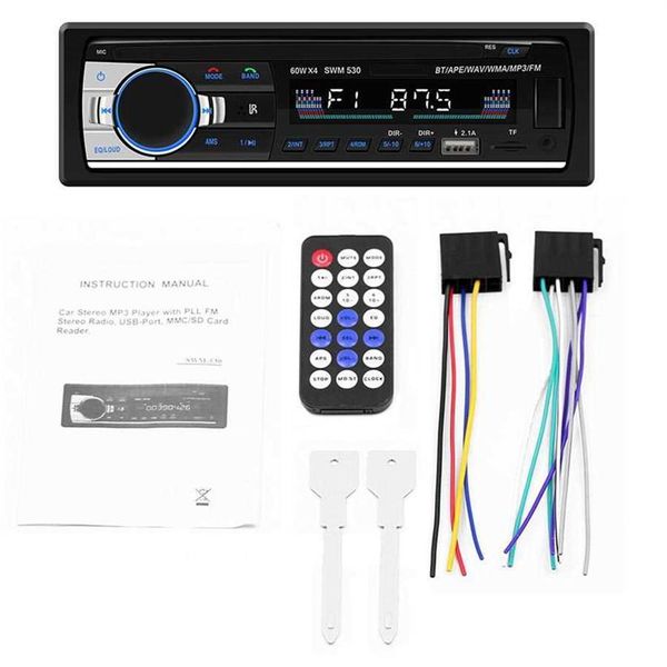Swm-530 Autoradio Alta Definizione Universale Doppio Din Lcd Car Audio Stereo Multimediale Bluetooth 4 0 Lettore Musicale Mp3 Radio FM Dua337W