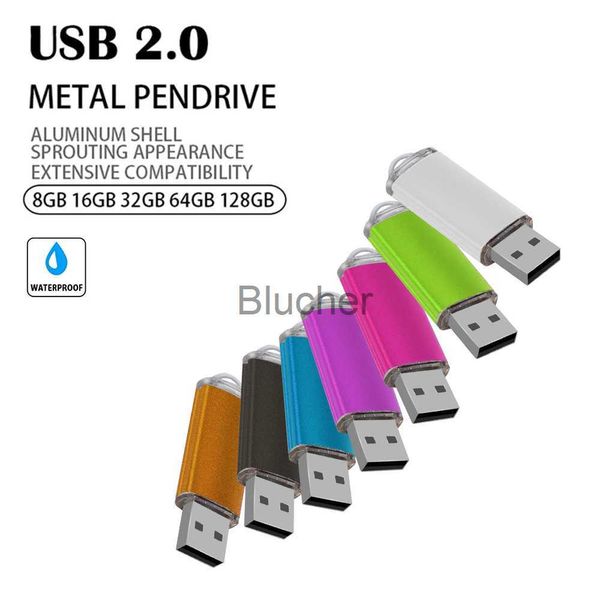 Cartões de memória stick USB colorido USB 20 flash acionador de caneta de caneta 2GB 4GB 8GB 16GB Pendrive Memory Stick 32GB 64GB USB Stick Gifts Custom x0720