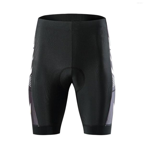 Abbigliamento da motociclista Pantaloncini da ciclismo da uomo Cuscino del sedile in silicone Collant da bici sportivi elastici traspiranti all'aperto con tasca per Mountain Road Bi