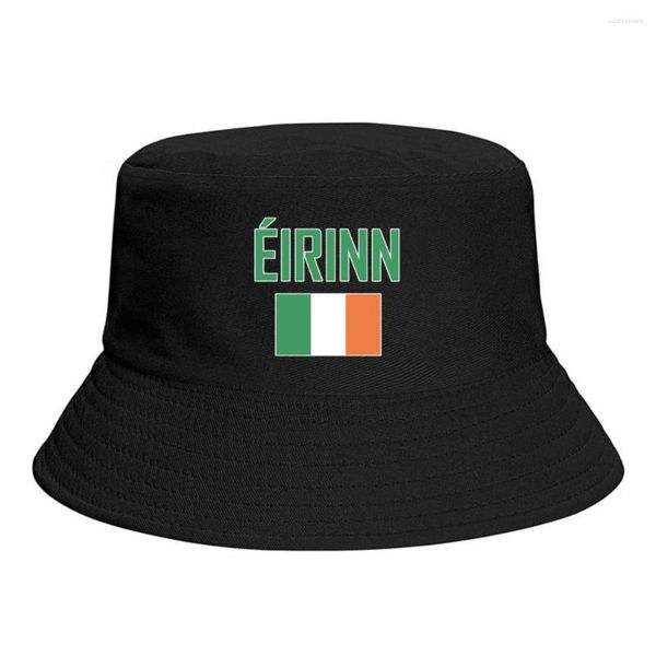 Berretti Bandiera dell'Irlanda Cappelli a secchiello Stampa Ventilatori fantastici Parasole Semplice Classico Cappellino da pescatore estivo all'aperto Berretto da pesca