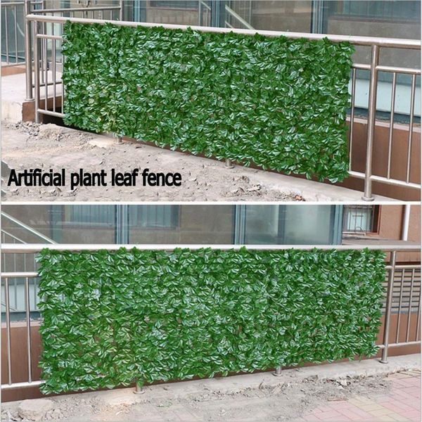 3 metros de sebe de buxo artificial cerca de privacidade hera ao ar livre loja de jardim painéis decorativos de treliça de plástico plantas257y