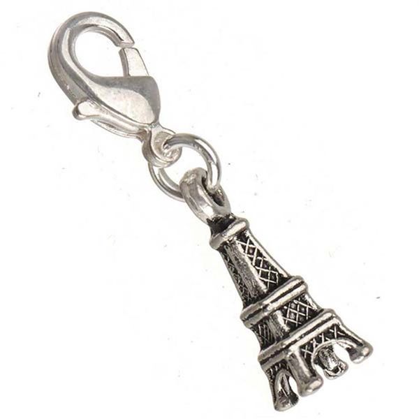 Towps antika gümüş metal ile kule takıları küçük Paris Eifel Yeni Diy moda takı aksesuarları ve bağlantı parçaları kolyeleri Basel2578