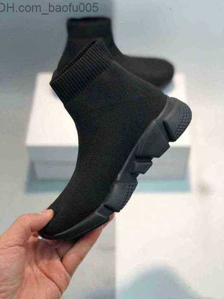 Спортивные открытые модные ботинки для детей Speed ​​Trainer Sock Shock Sock Sock Sock Toddler Boys Girls Socks Socks Triple Black Red Kids Diseer Designer SH258Q Z230720