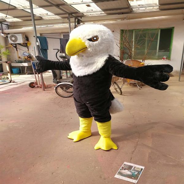 fantasia de mascote águia imagens reais de alta qualidade tamanho adulto 241p