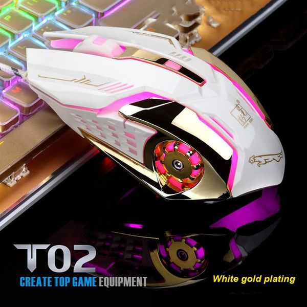 Проводные Glow USB Game Mouse Gamer Computer Mice для ПК -ноутбука для ноутбука