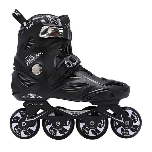 Pattini a rotelle in linea Original Roselle Rx6 Roller Skate Pattini in linea Freestyle Slalom Roller Skating Boots Rocked Wheels Skate Patines per donna Uomo HKD230720