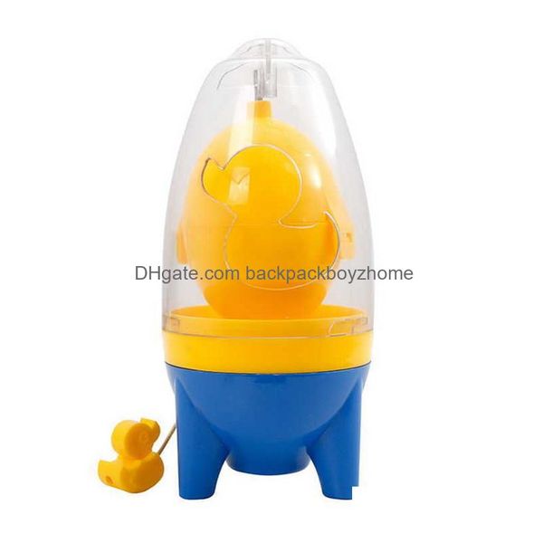 Eierwerkzeuge New Bler Hand Shaker Mixer Food Grade Sile Spinner Manuelles Werkzeug in Shell für hartgekochte Eier Drop Lieferung Home Garden Kit Dhkbc